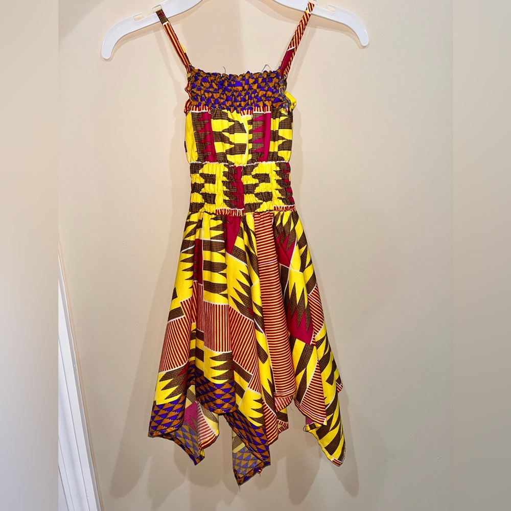 African print sundress, 4/5T